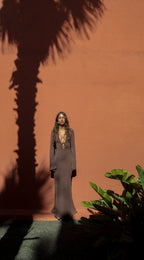 JANE DRESS in Brown