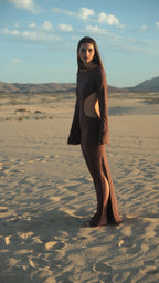 ALI DRESS in Brown