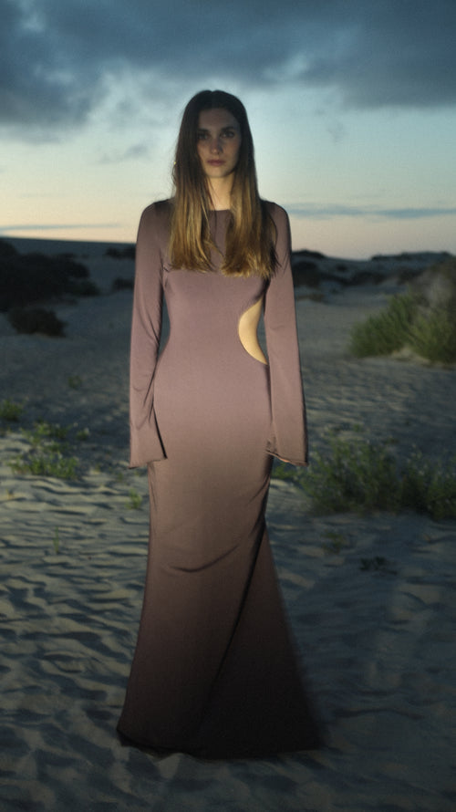 ALI DRESS in Brown