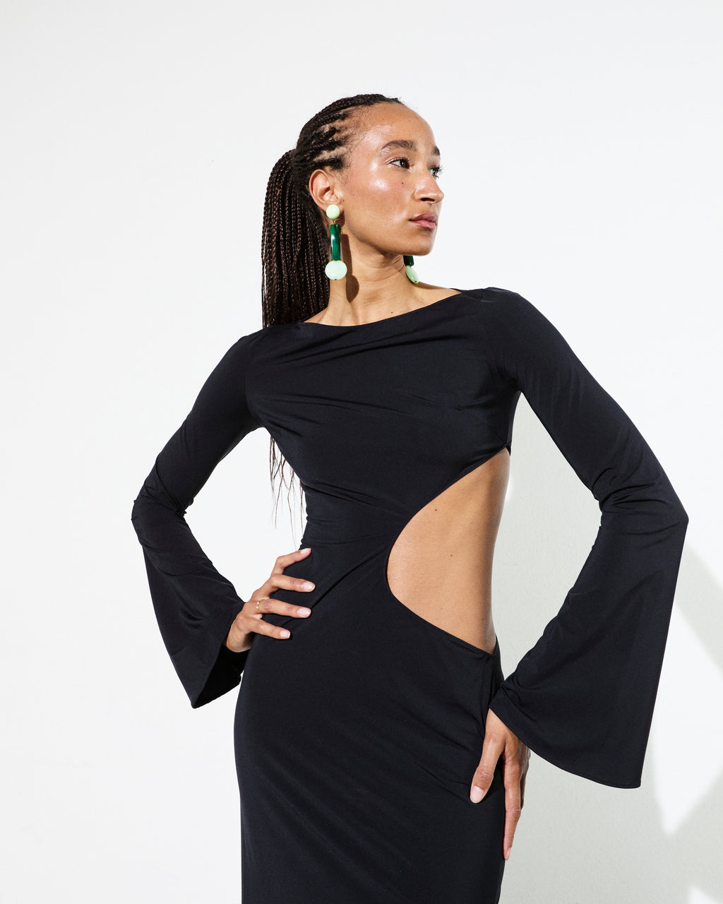 ALI DRESS in Black