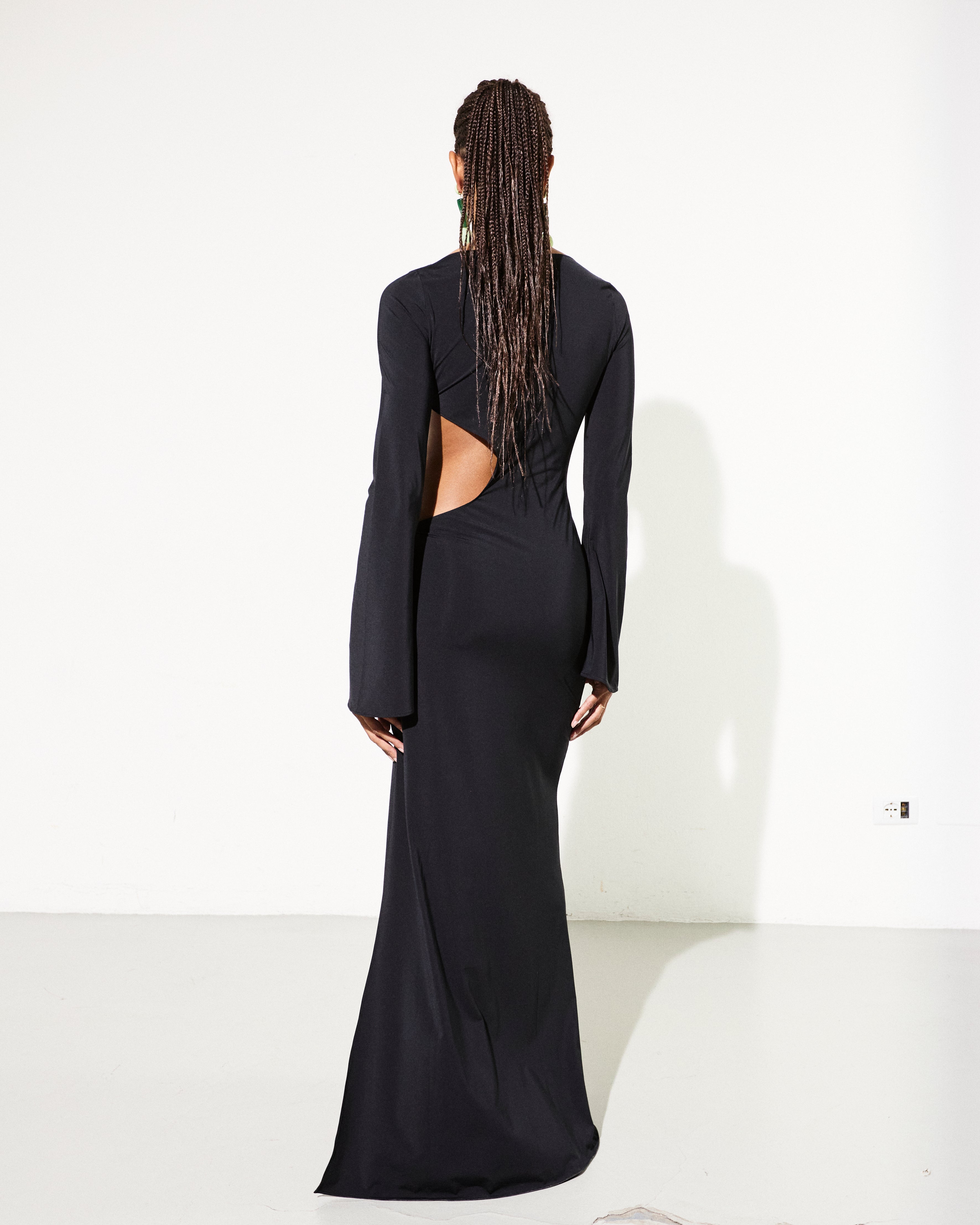 ALI DRESS in Black