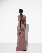 JANE DRESS in Brown