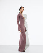 JANE DRESS in Brown