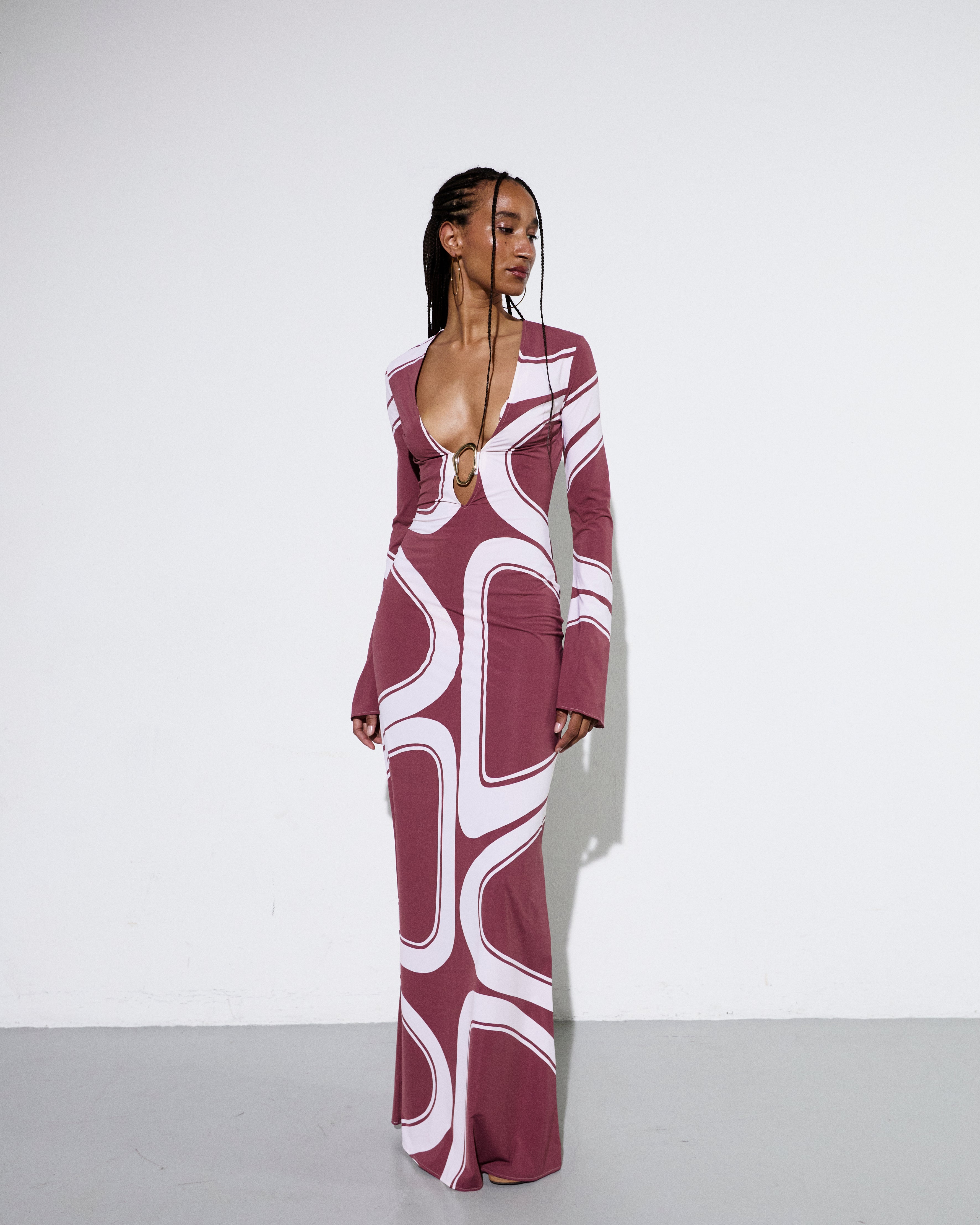 JANE DRESS in Yellow Èlas Print
