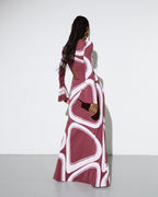 ALI DRESS in Brown Èlas Print