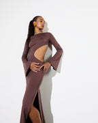 ALI DRESS in Brown