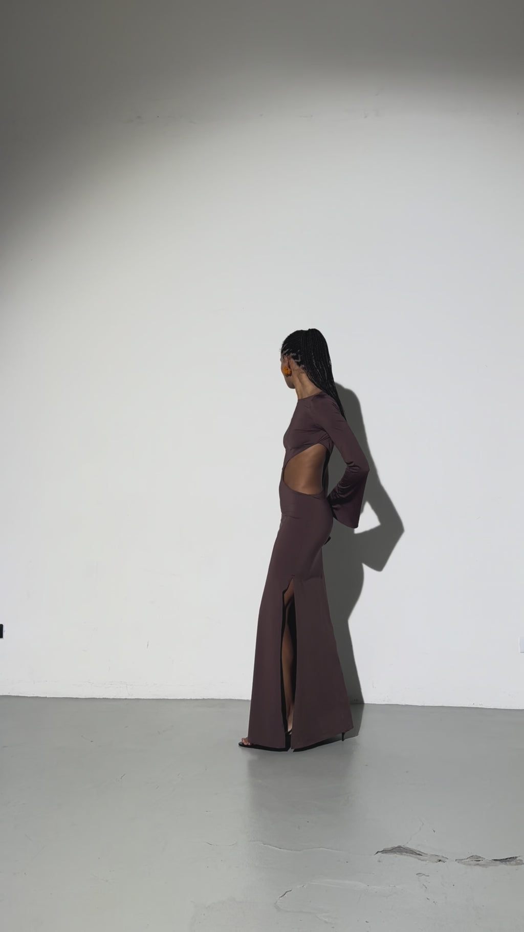ALI DRESS in Brown