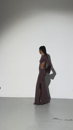 ALI DRESS in Brown